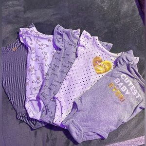 Girls 5 set onesie
